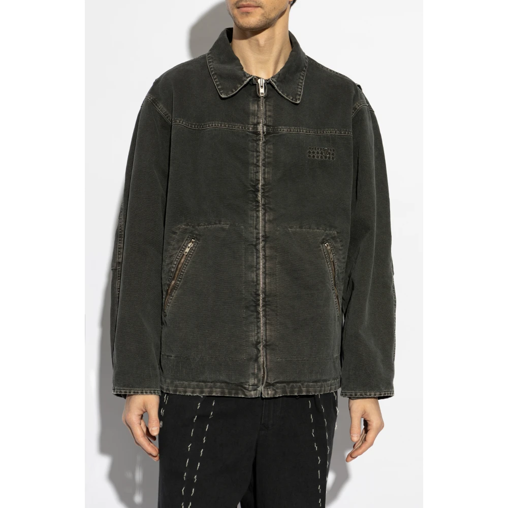 MM6 Maison Margiela Denim jas Gray Heren