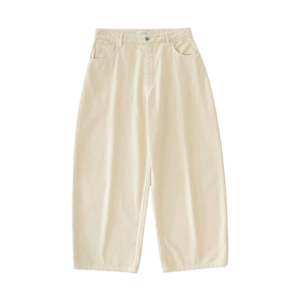 Studio Nicholson Jeans Cream - Male - Loose Fit Jeans - Beige - M - Jeans