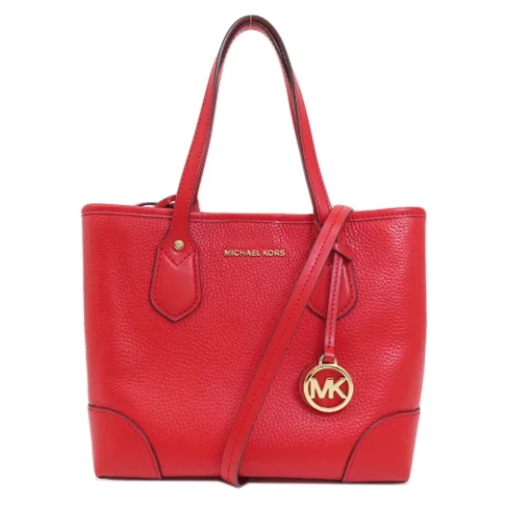 Michael Kors Pre-owned Leather totes Red Dames