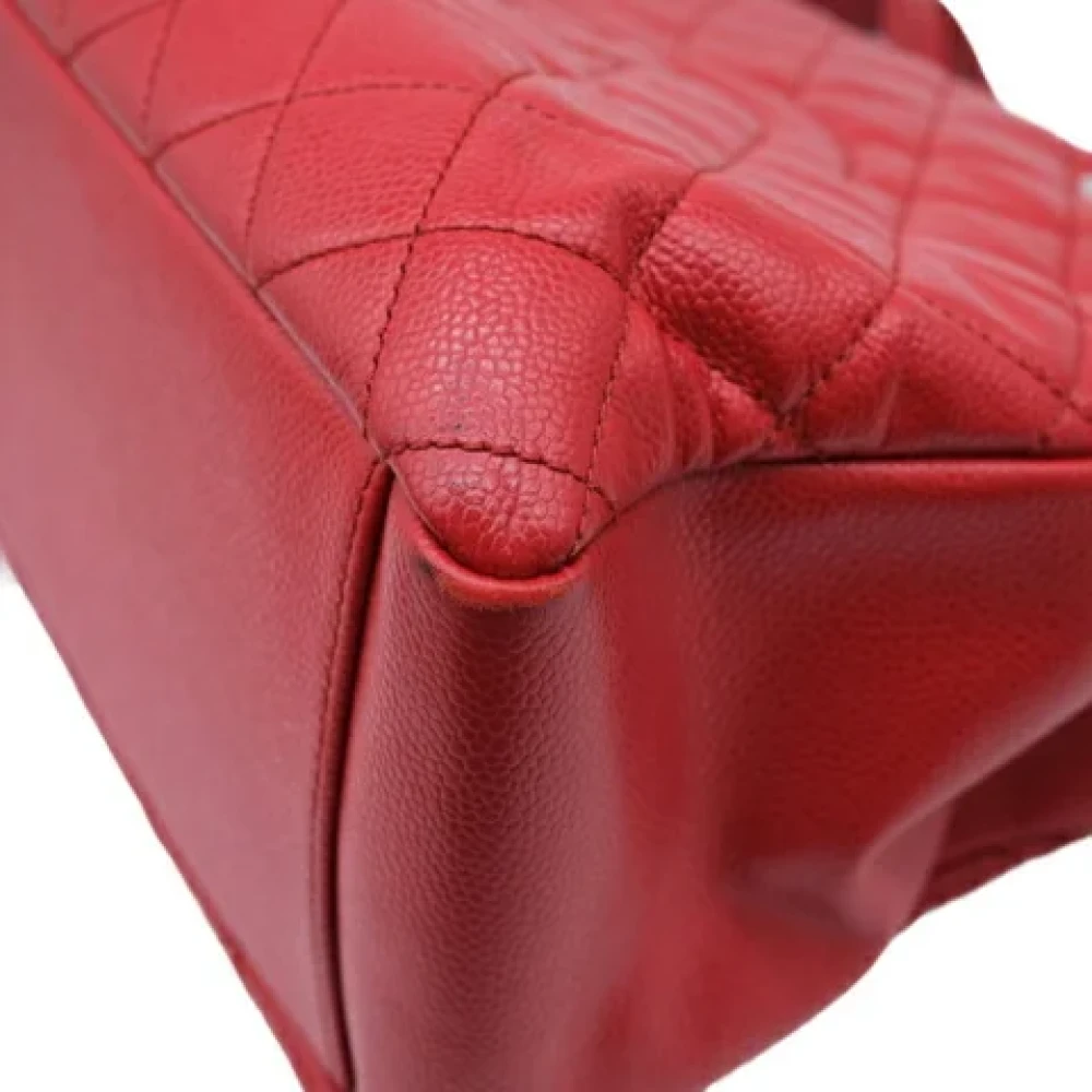 Chanel Vintage Pre-owned Leather shoulder-bags Red Dames
