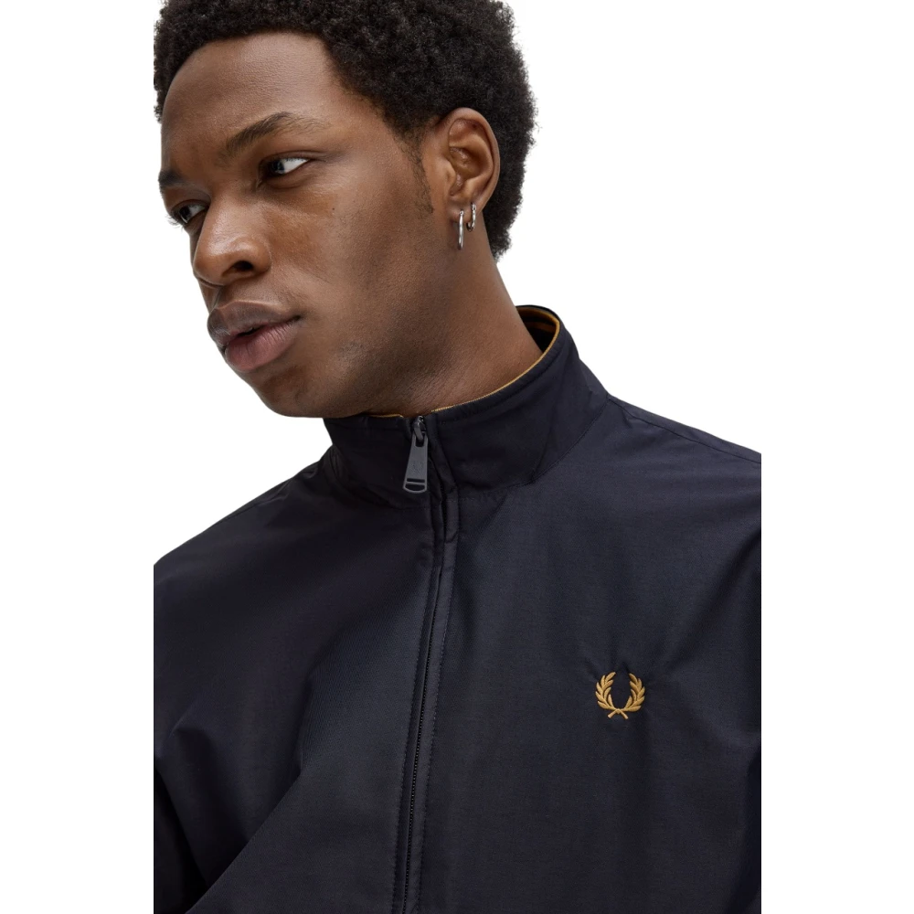 Fred Perry Blauwe Sportjas voor Mannen Blue Heren