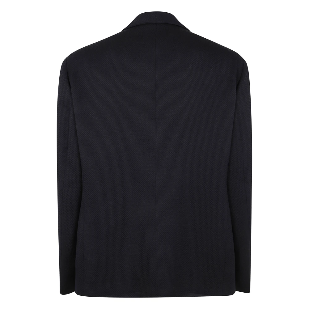 Giorgio Armani Elegante Blazer voor een stijlvolle look Black Heren