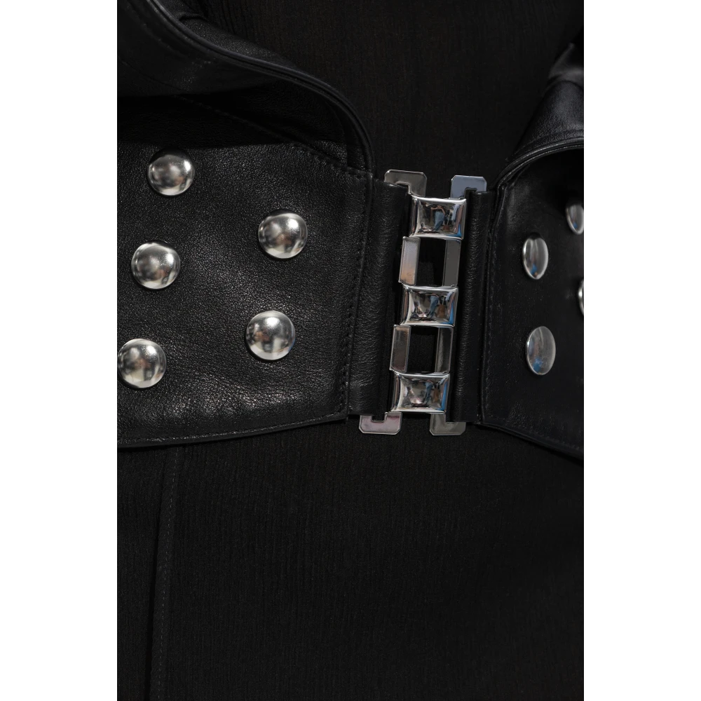 Dsquared2 Leren jas Black Dames