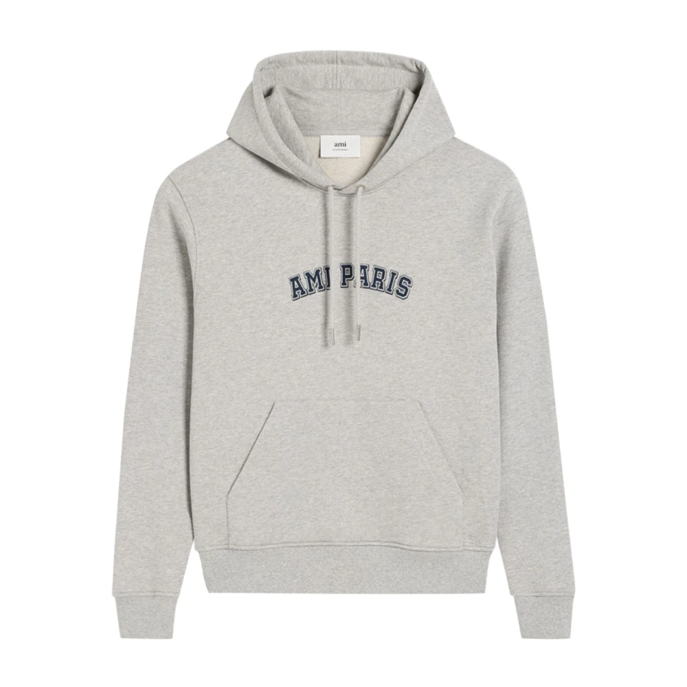 Ami Paris Klassieke Sweaters Gray Heren