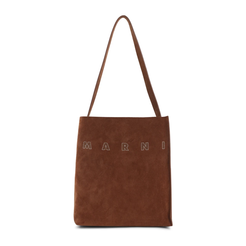 Marni Vrouw Bruin Tassen Dames, One Size, Shoulder Bags