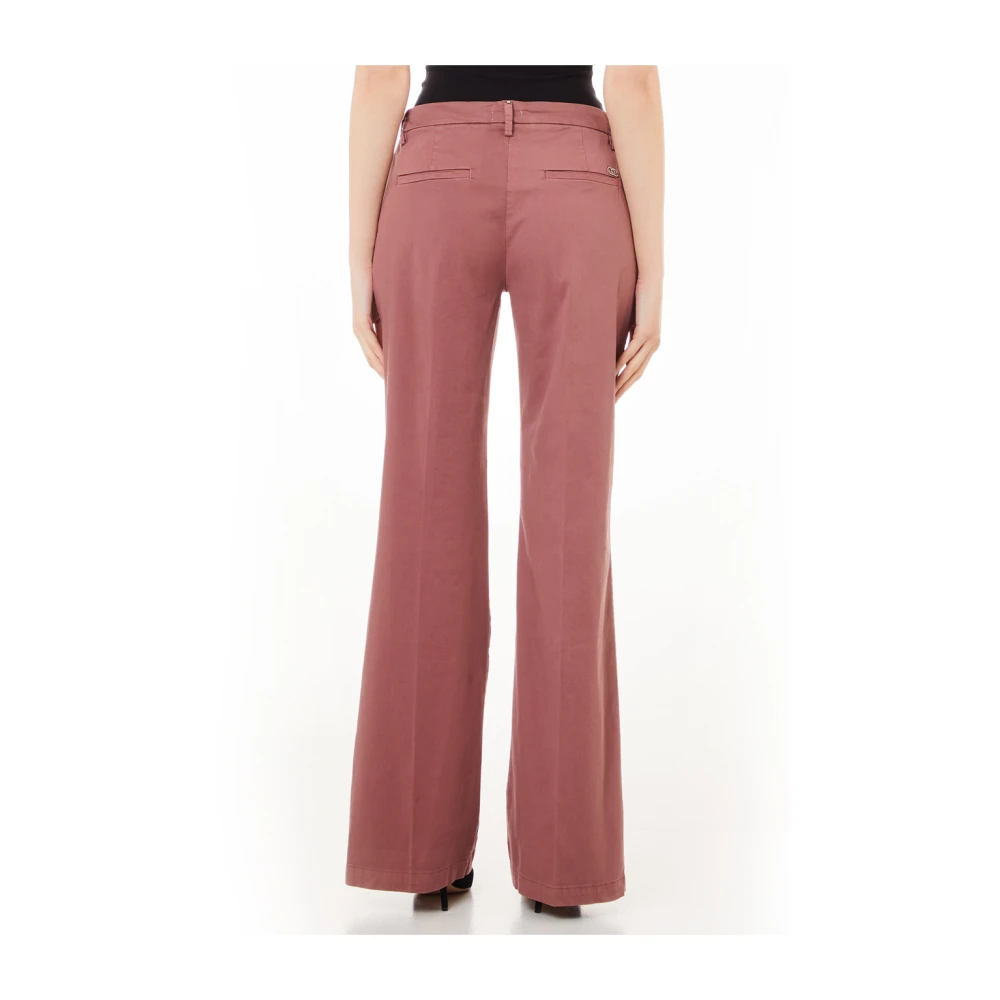 Liu Jo Elegante Flare Broek voor Vrouwen Red Dames