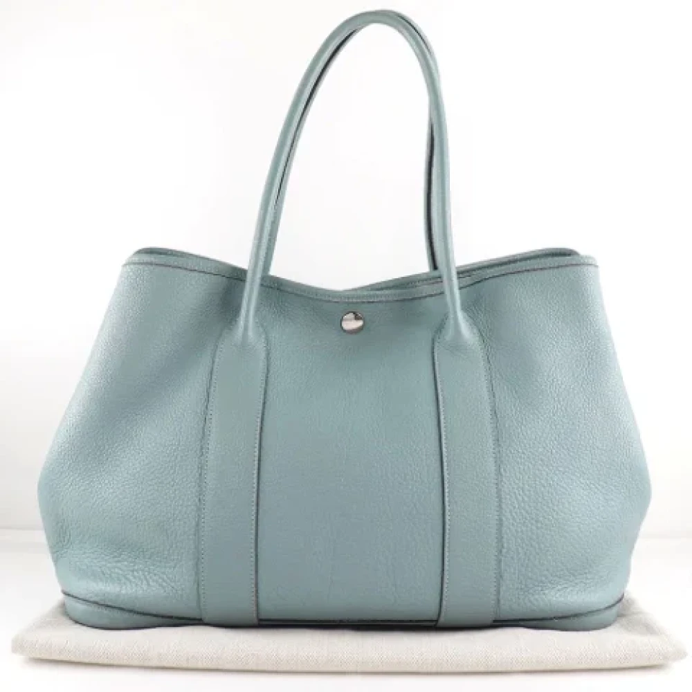 Hermès Vintage Pre-owned Fabric totes Blue Dames