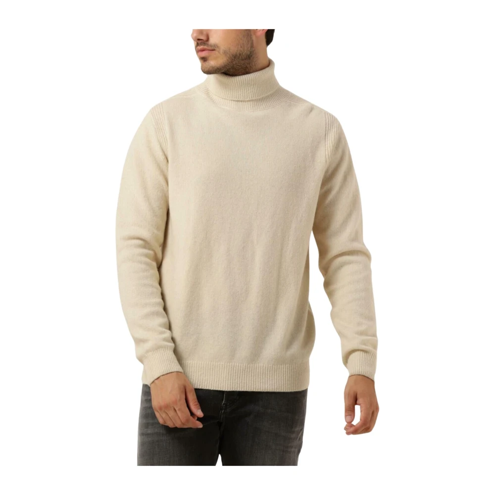 Anerkjendt - Off-White Lambswool Roll Neck Sweater - Knitwear - Herren - Beige - 2XL - Bild 3