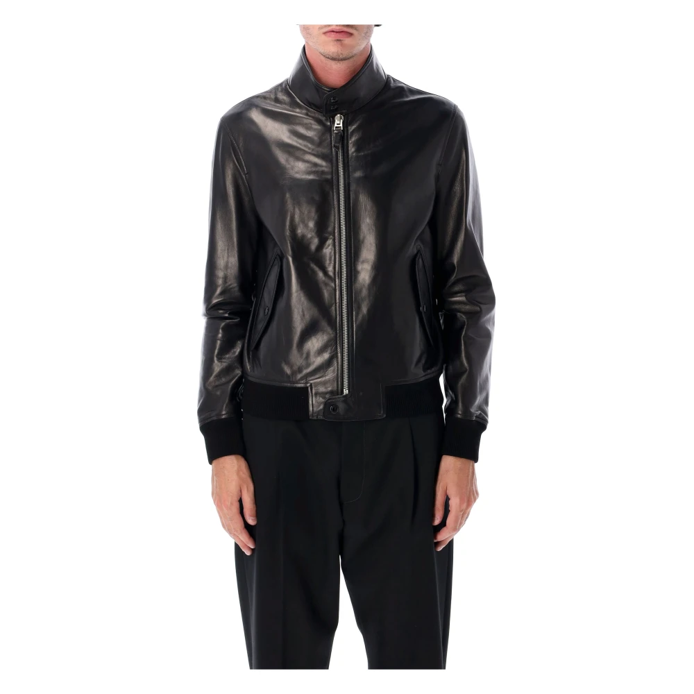 Jackets > Leather Jackets - - Tom Ford - Modalova