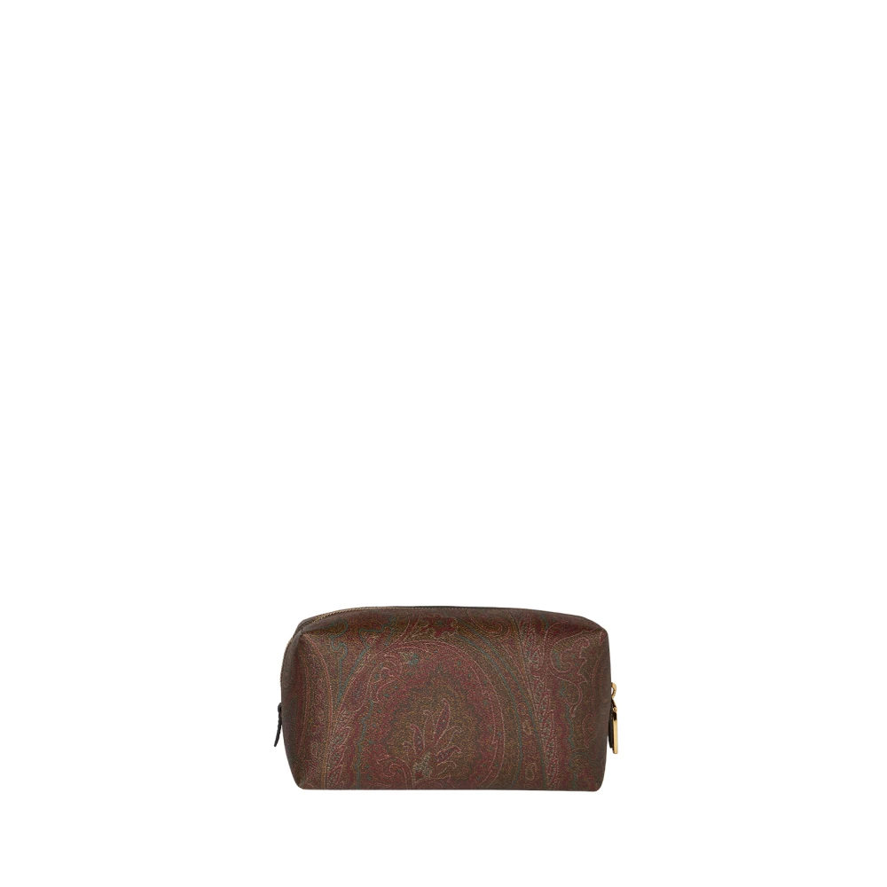 ETRO Bruine Paisley Jacquard Pouch Brown Heren