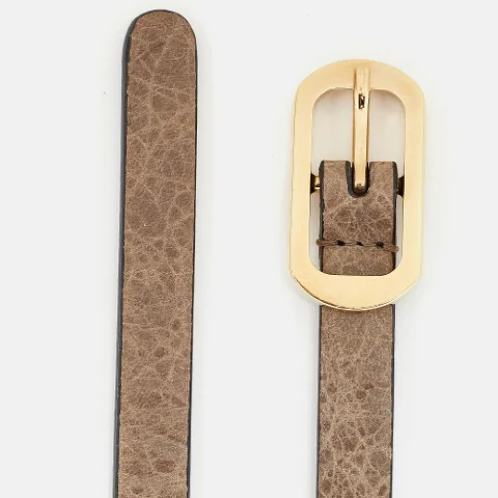 Balenciaga Vintage Pre-owned Leather belts Brown Dames
