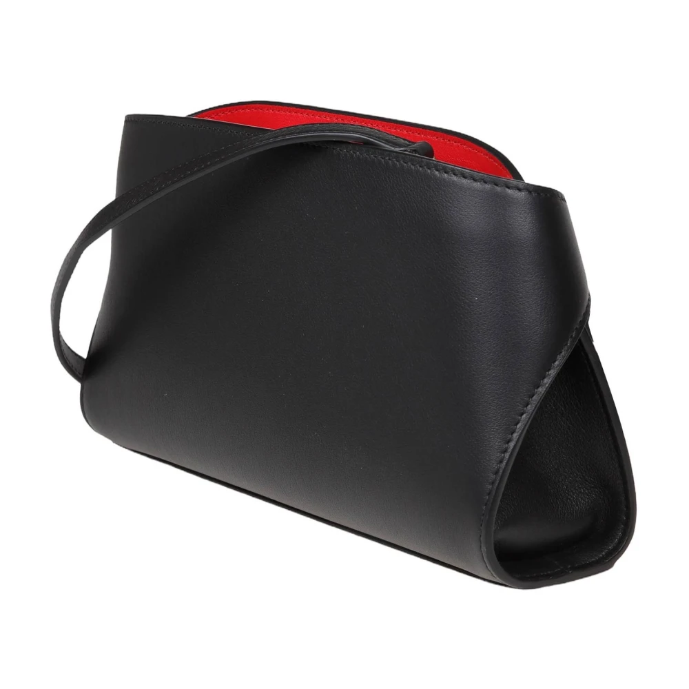 Salvatore Ferragamo Zwart rode Handtas Aw24 Black Dames