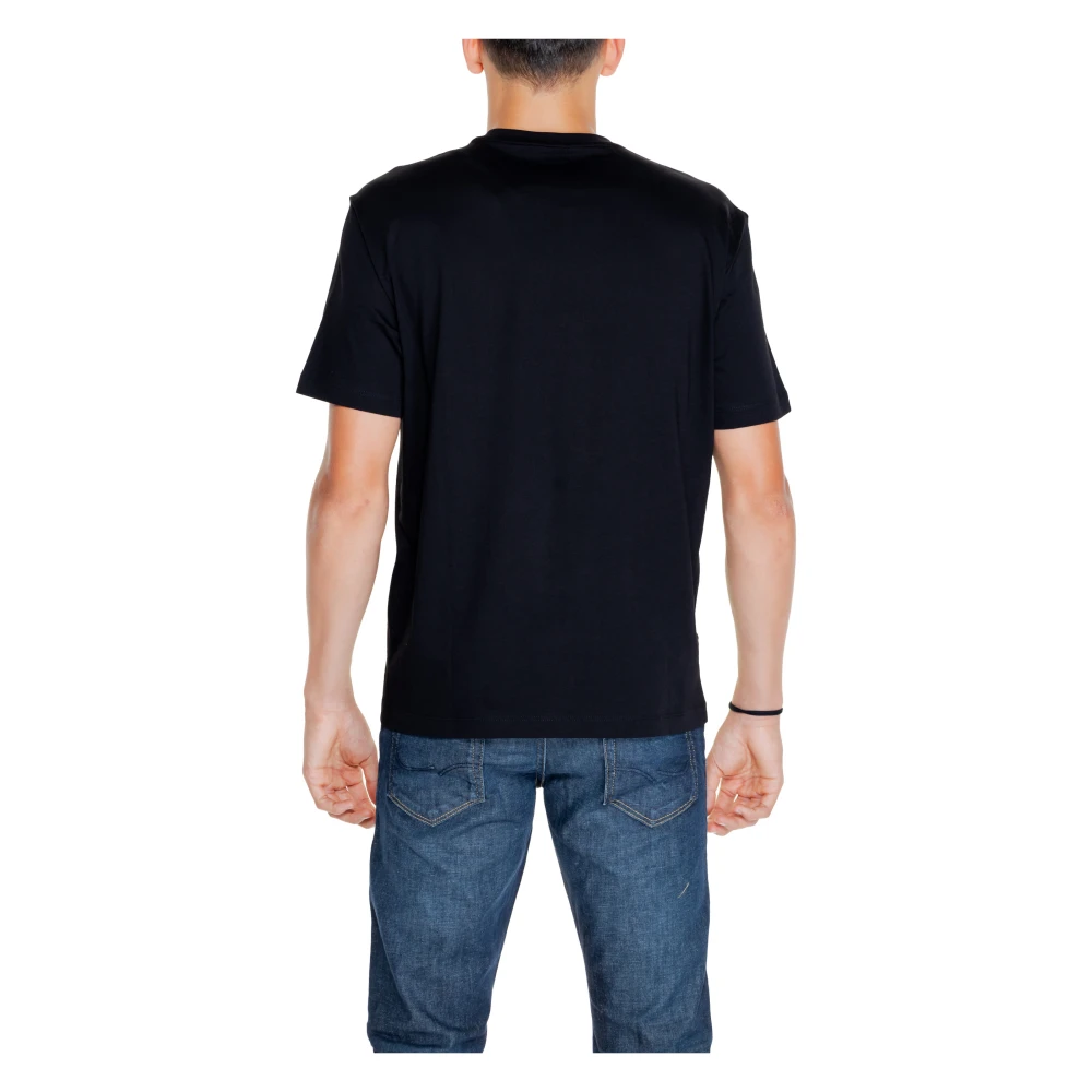 Emporio Armani EA7 Heren T-shirt Polo Herfst Winter Collectie Black Heren