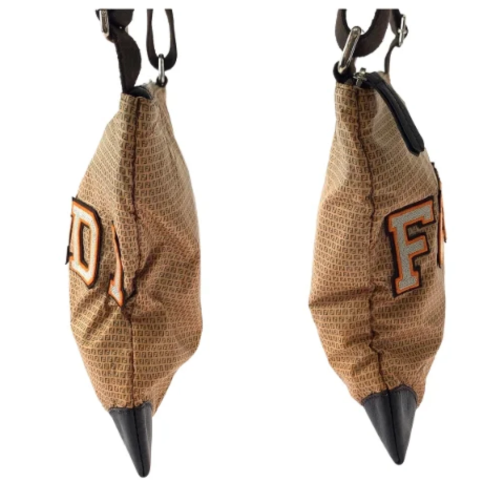 Fendi Vintage Pre-owned Canvas fendi-bags Brown Dames