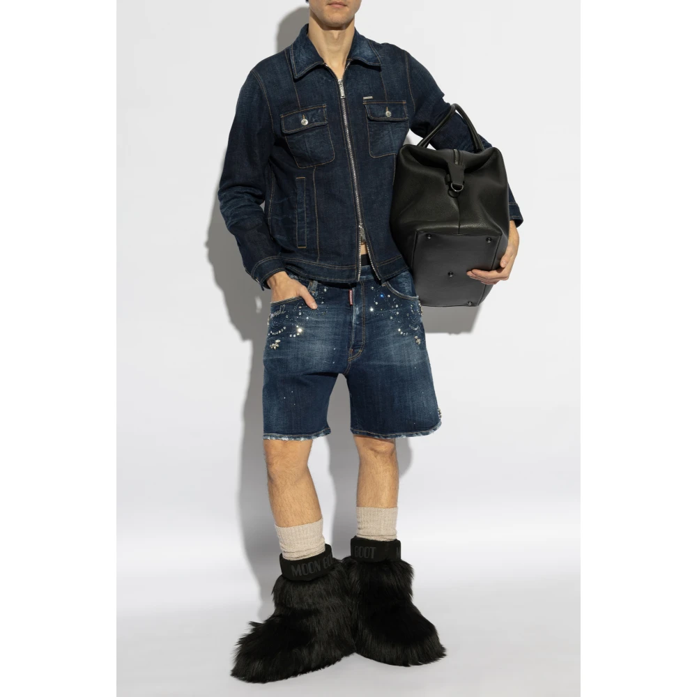 Dsquared2 Denim jas Blue Heren