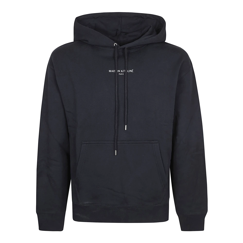 Maison Kitsuné Men's Black Paris Comfort Hoodie