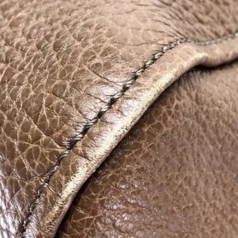 Fendi Vintage Pre-owned Leather fendi-bags Brown Dames