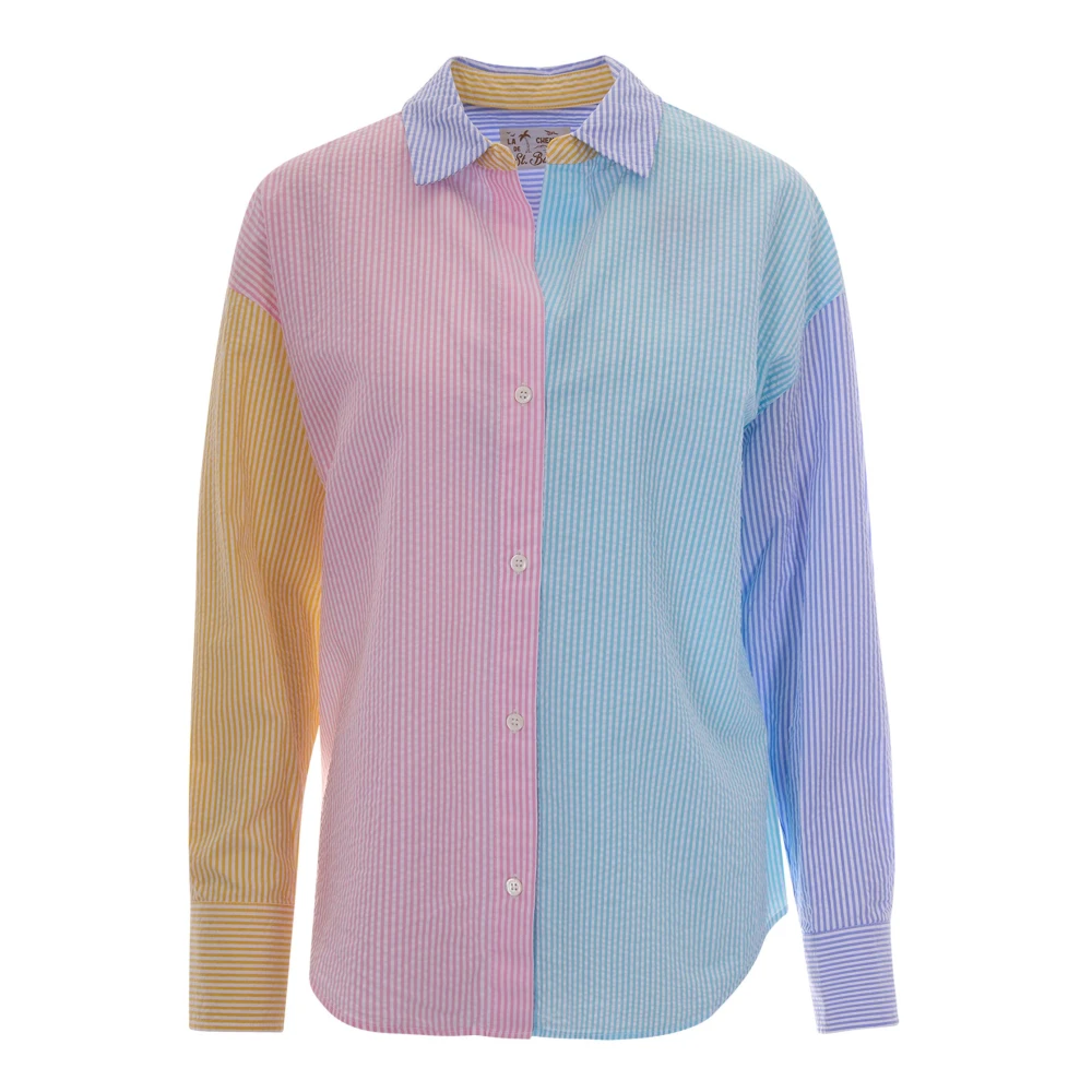 Mc2 Saint Barth Multicolor Cristal - Long Sleeve Shirt - Female - Shirts - M - Blouses & Shirts