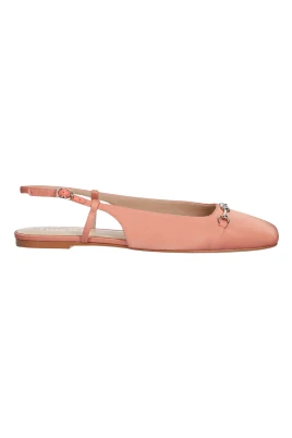 Satin Sling Back Ballerinaskor