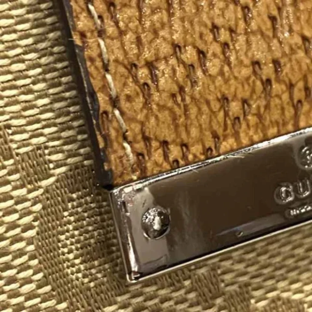 Gucci Vintage Pre-owned Canvas wallets Beige Dames
