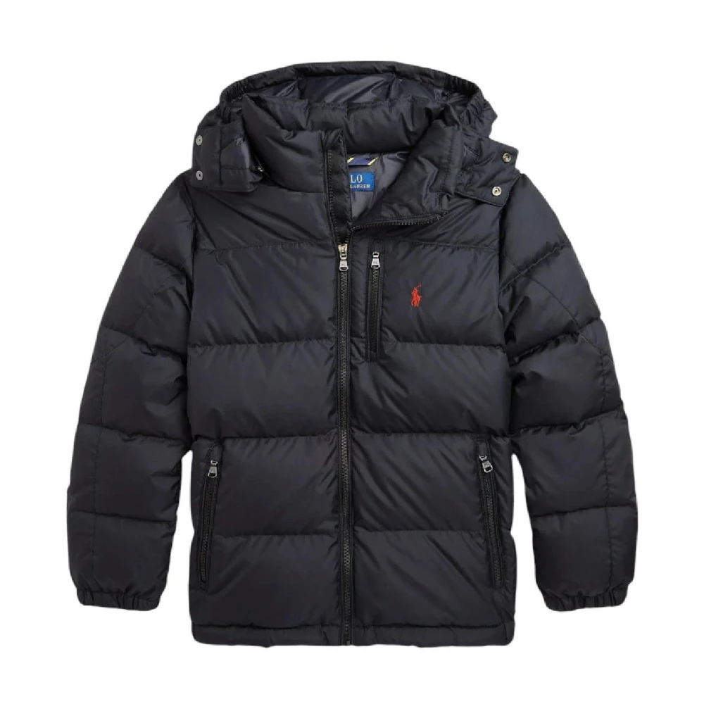 Polo Ralph Lauren Boys Kids' Down Medium Puffer Jacket - Polo Black - 8-9Y/M - Image 3