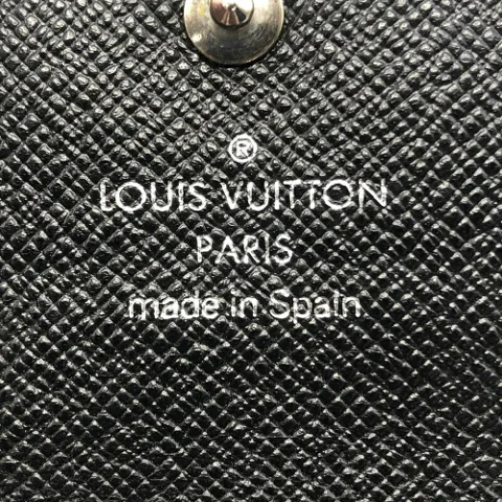 Louis Vuitton Vintage Pre-owned Leather key-holders Black Dames