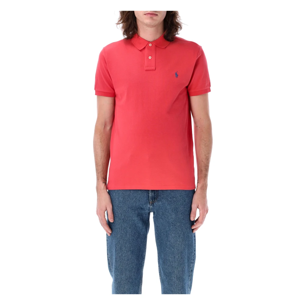 Polo Ralph Lauren Gepersonaliseerd Klassiek Poloshirt Red Heren
