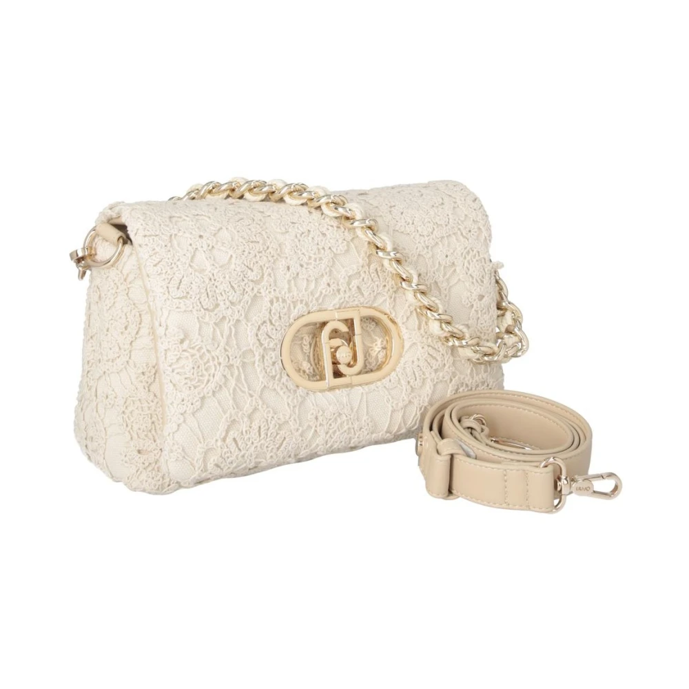 Liu Jo Kvinno Beige Väskor Dam, One Size, Axelremsväska