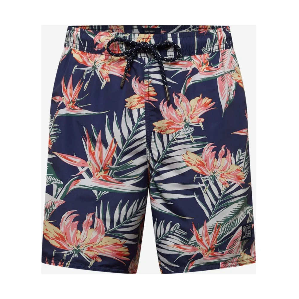 Superdry Men's Blue Polyester Swimwear Collection Fall/Winter