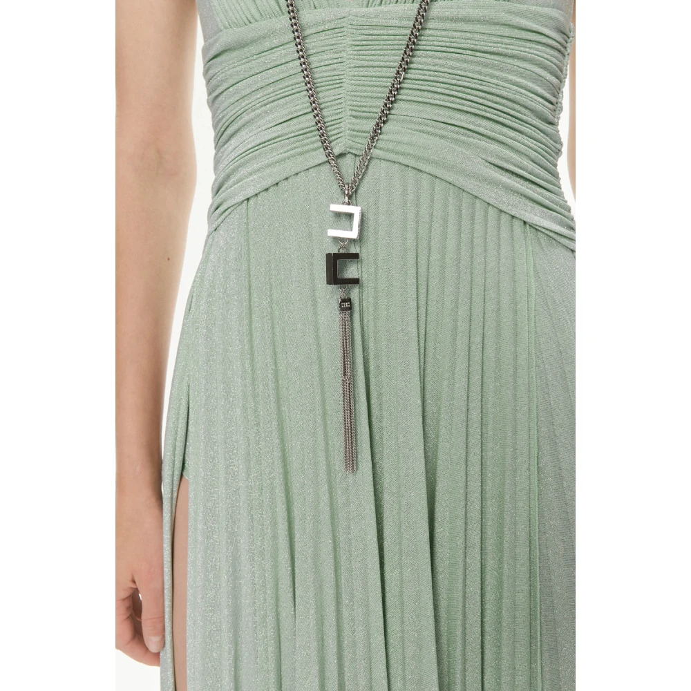 Elisabetta Franchi Stijlvolle Jurk Collectie Green Dames