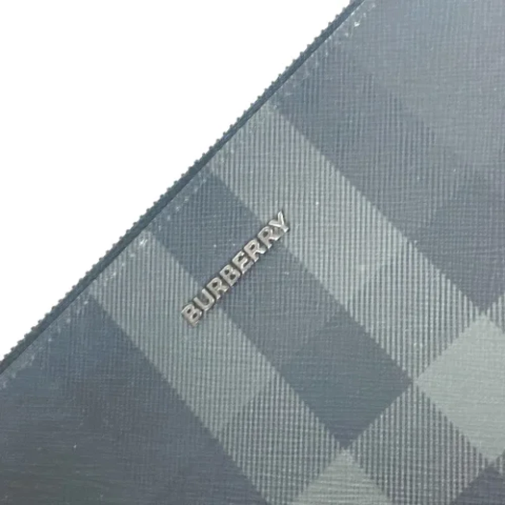 Burberry Vintage Pre-owned Leather wallets Black Dames