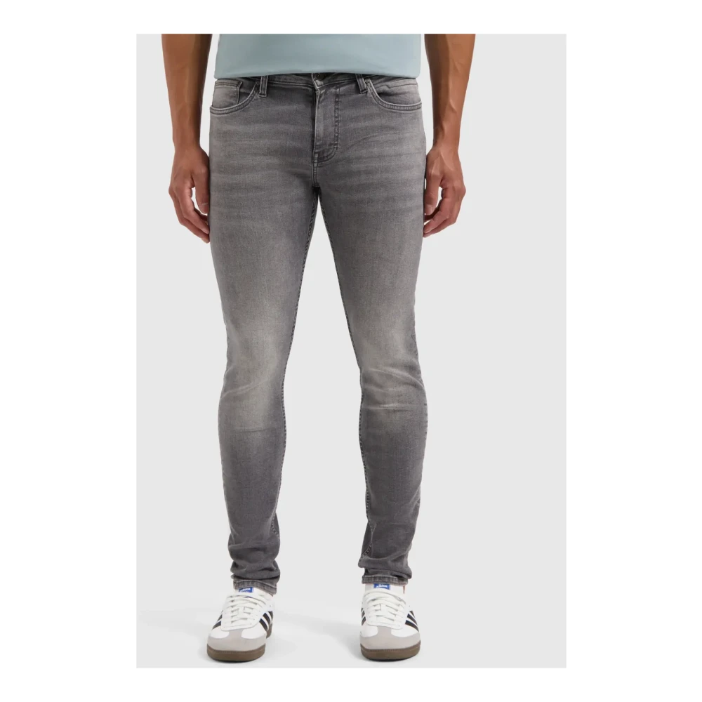 Pure Path Denim Mid Grey Jeans Gray Heren