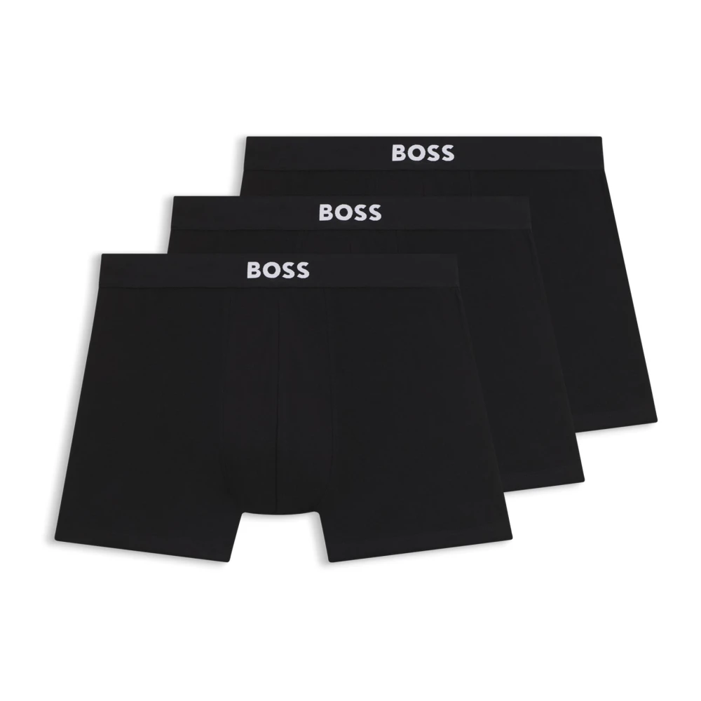 Hugo Boss Uomo Nero Boxer Trunk 3-Pack Micro One S - Immagine 2