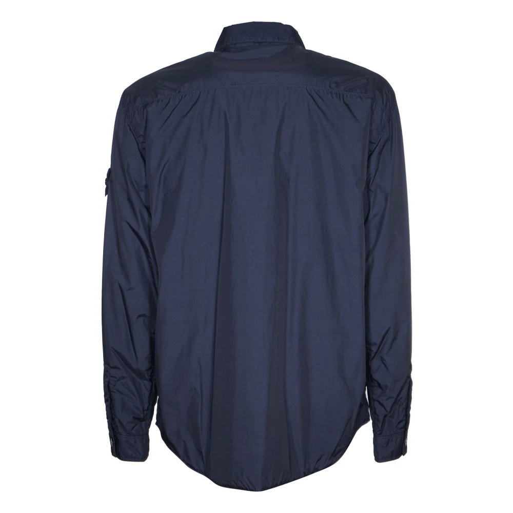 Stone Island Blauwe Jassen voor Mannen Coach Blue Heren