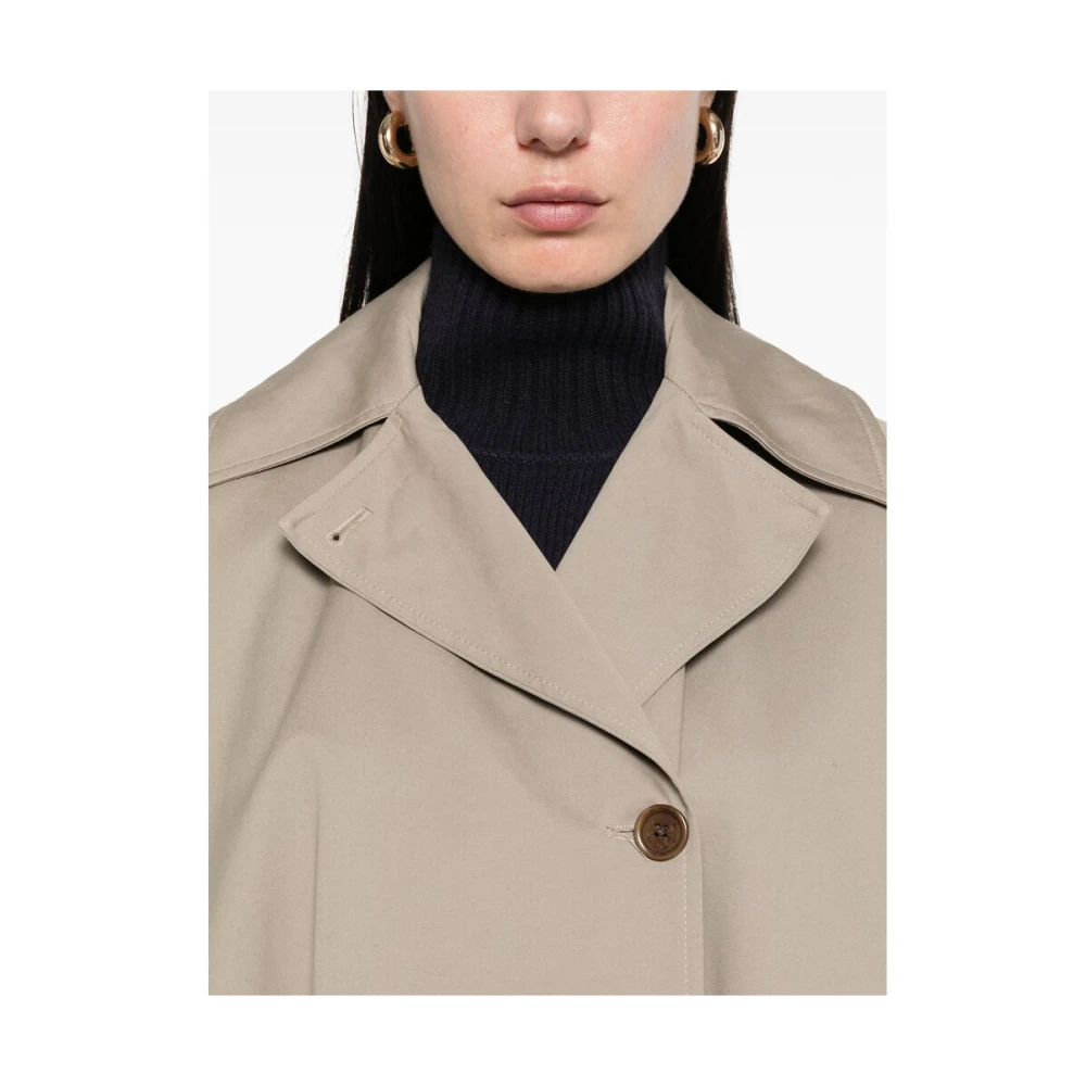 Remain Birger Christensen Beige Knopenjas met Zakken Beige Dames
