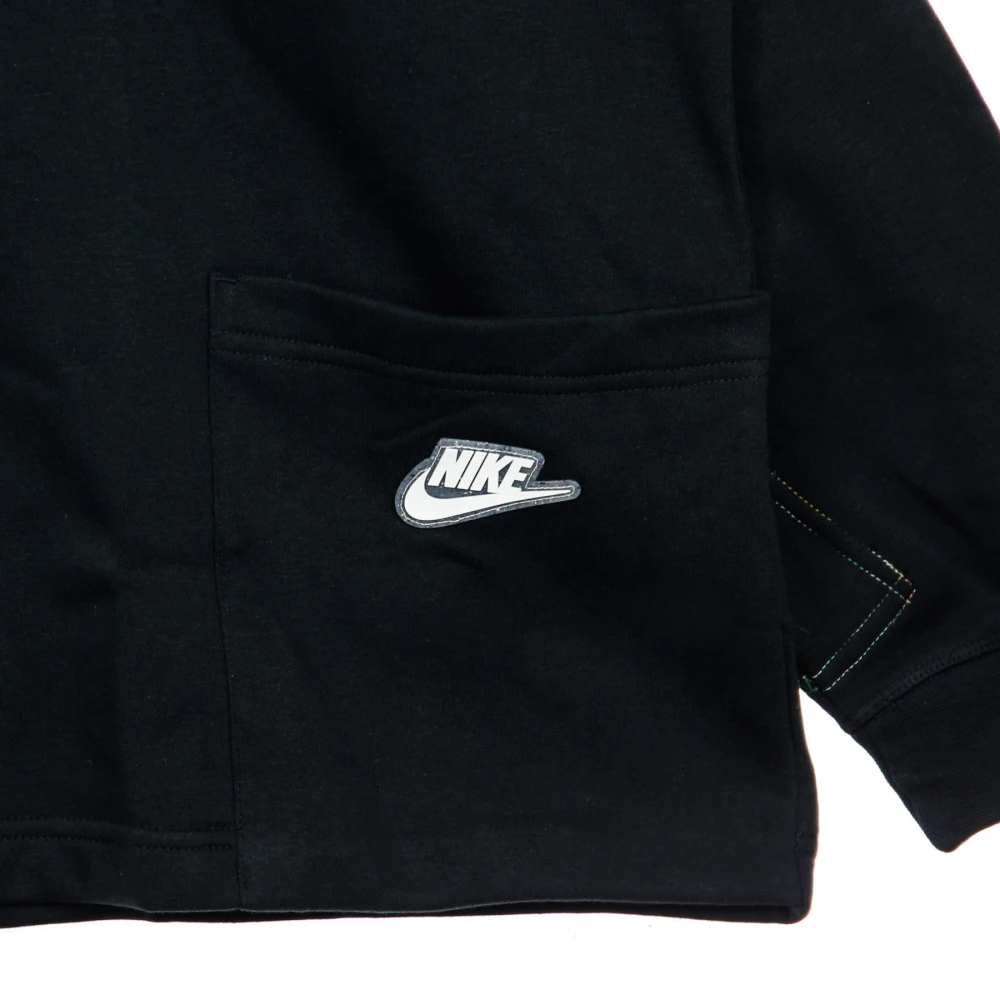 Nike Lichtgewicht Crew Neck Sweater Earth Day French Terry Black Dames