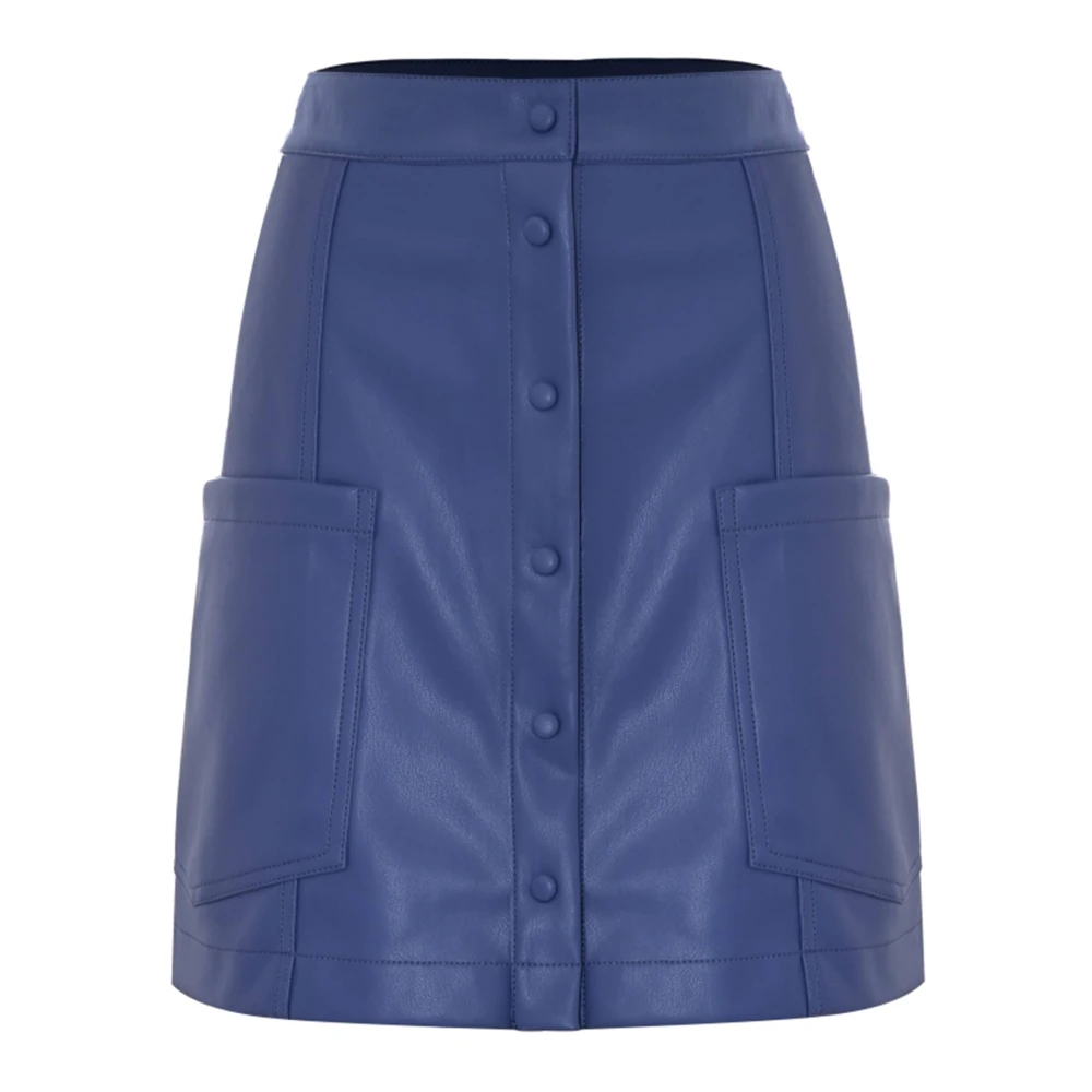 Kocca Rok met knopen aan de voorkant Blue Dames