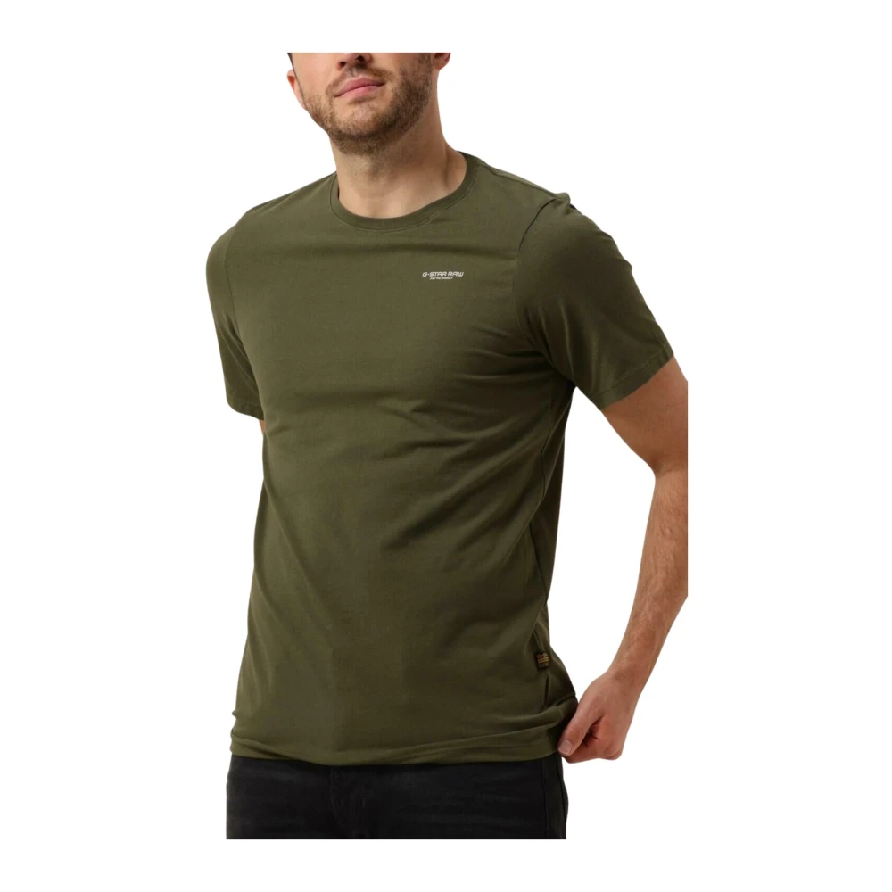 G-Star Heren Polo & T-shirt Slim Base Green Heren