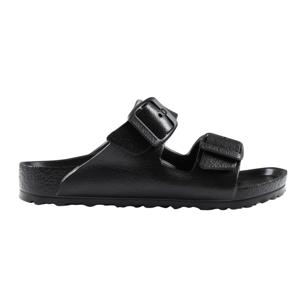 Birkenstock Unisex Kids Black Sandals,, Adjustable Strap Sandals Size 32 Eu