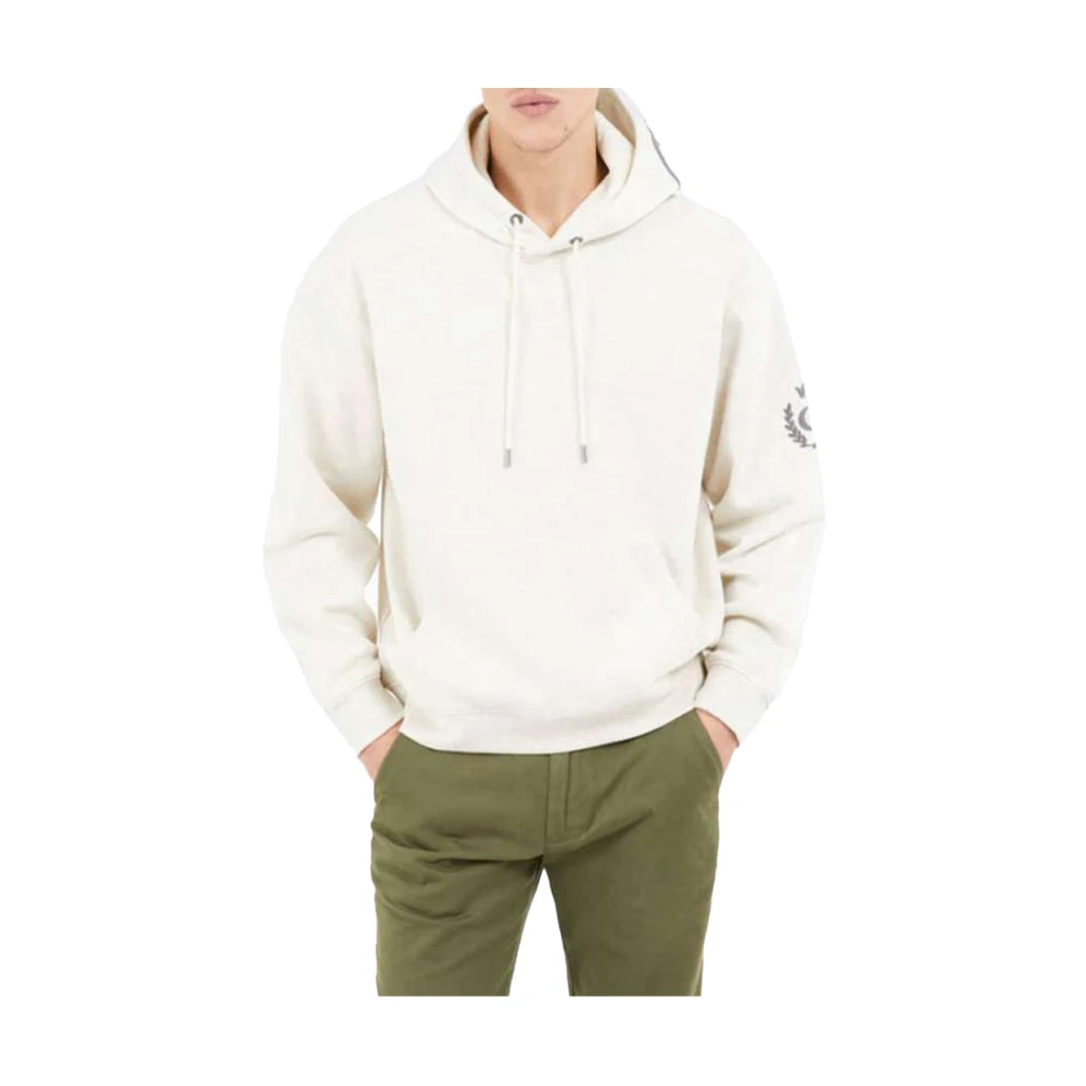 Guess Witte trui met logo op de voorkant White Heren