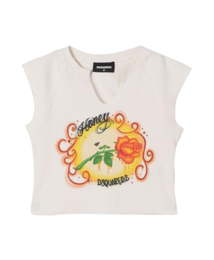 haut-blanc-a-cotes-avec-graphique-de-rose