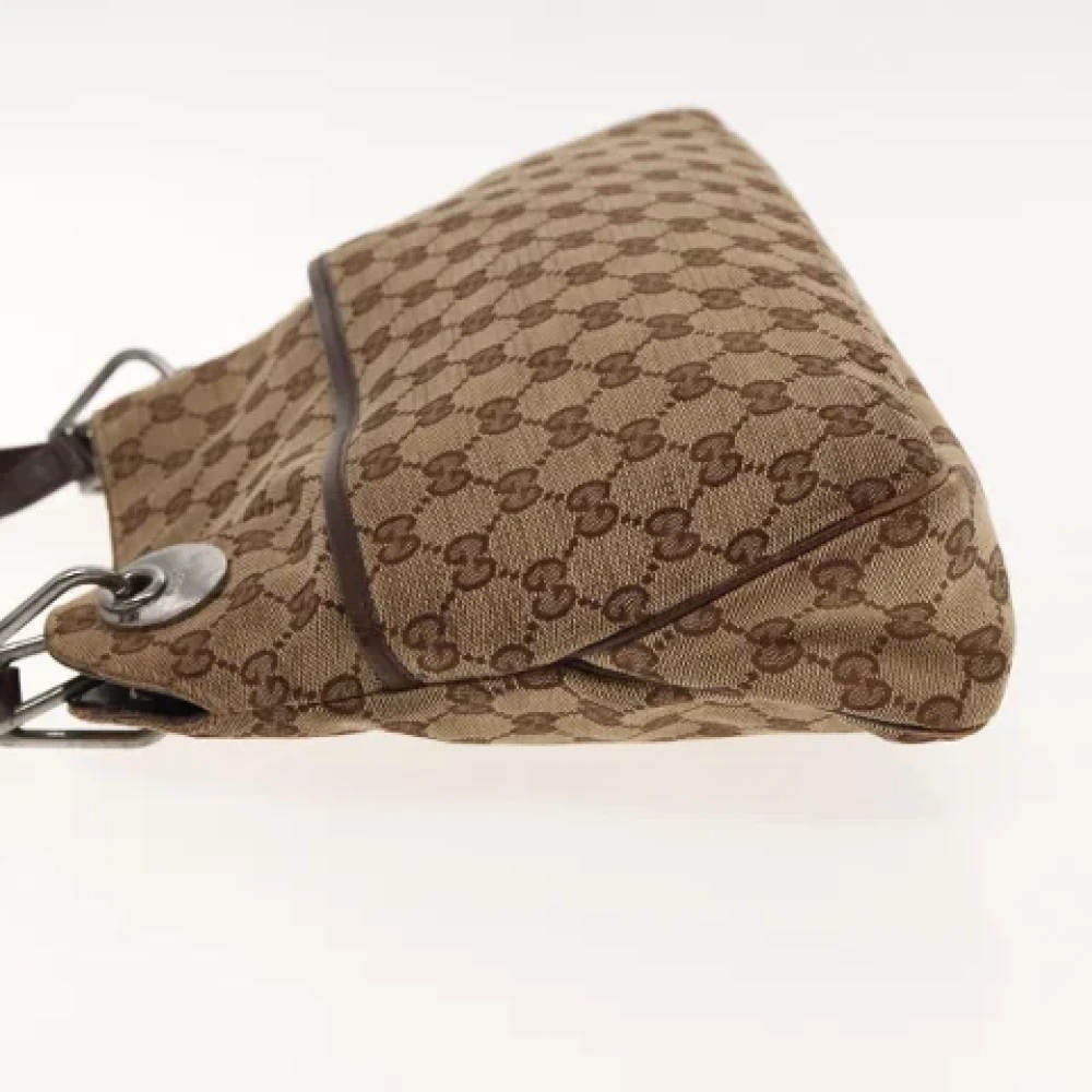 Gucci Vintage Pre-owned Canvas handbags Beige Dames