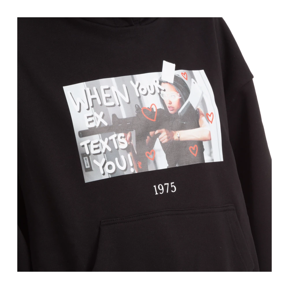 Throwback Hoodie Black Dames