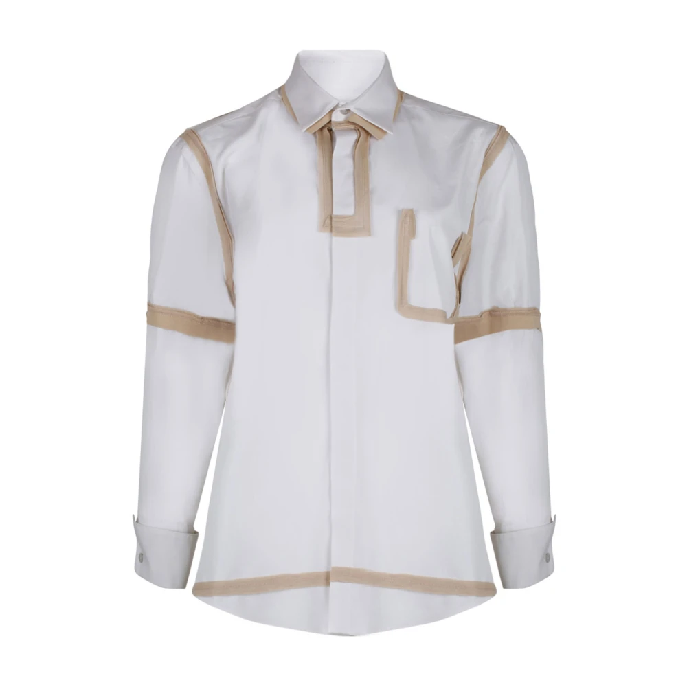 Maison Margiela Witte Overhemd Collectie White Dames