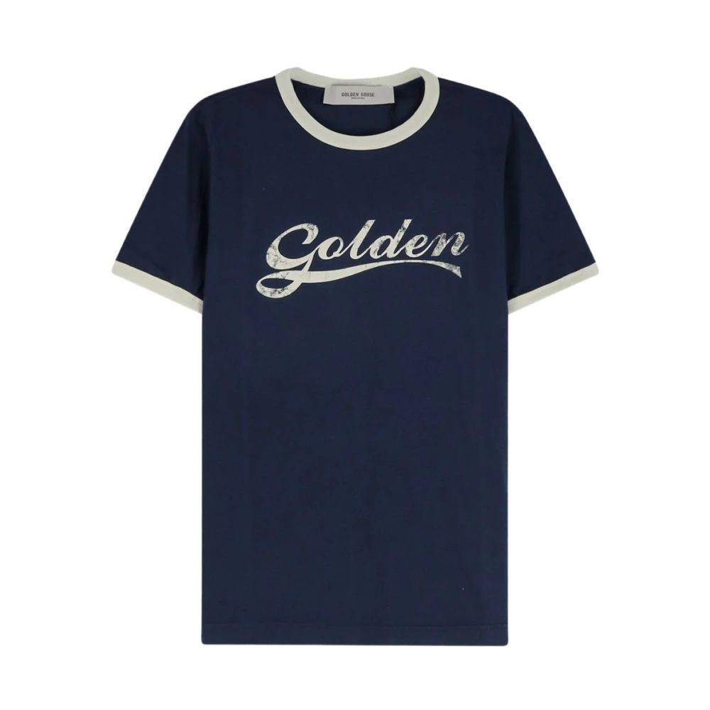 Golden Goose Herren Blau Oberteile, Sgröße: