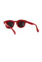 lunettes-de-soleil-rondes-rouges-avec-verres-gris