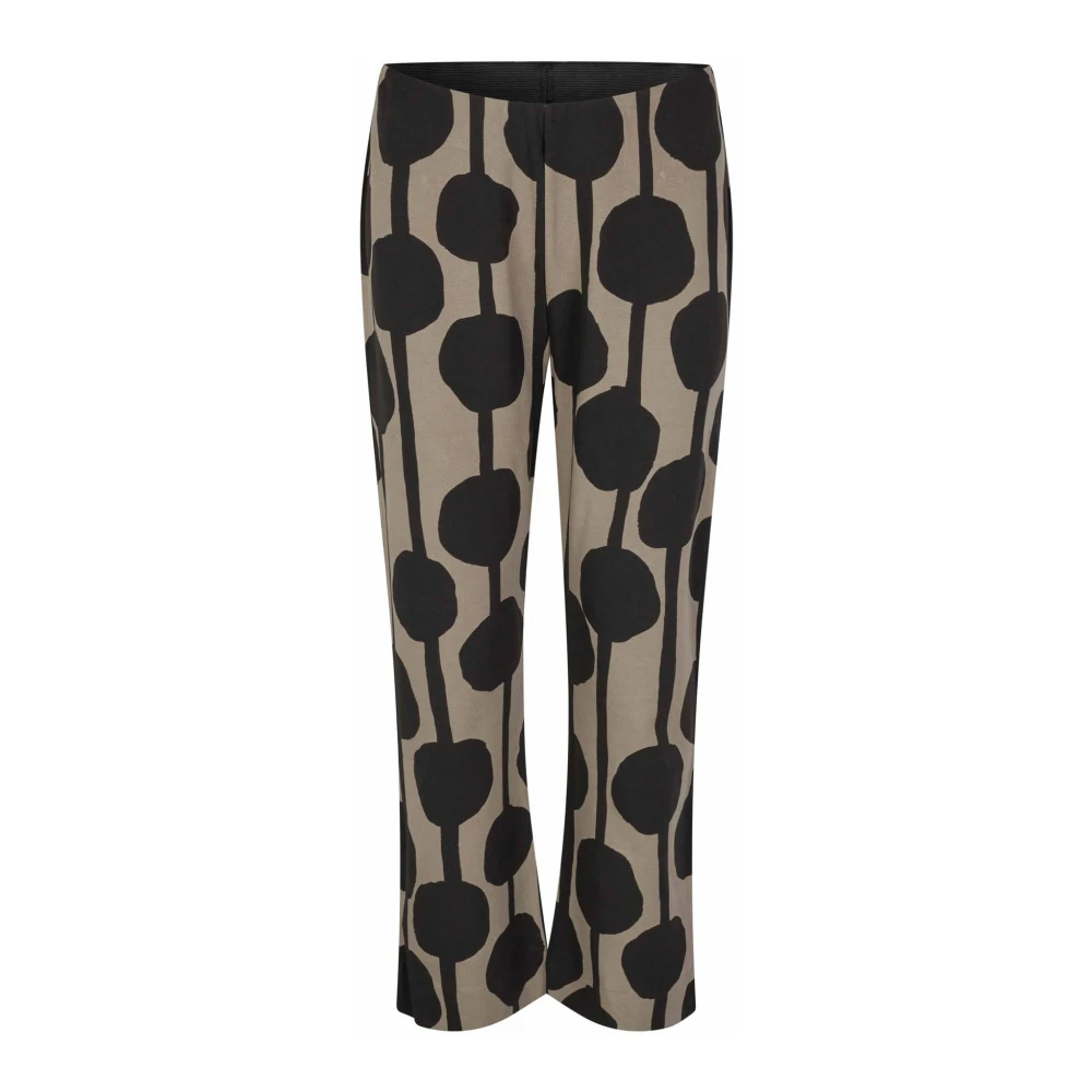 Masai Mapabala Cropped Broek All-Over Print Beige Dames