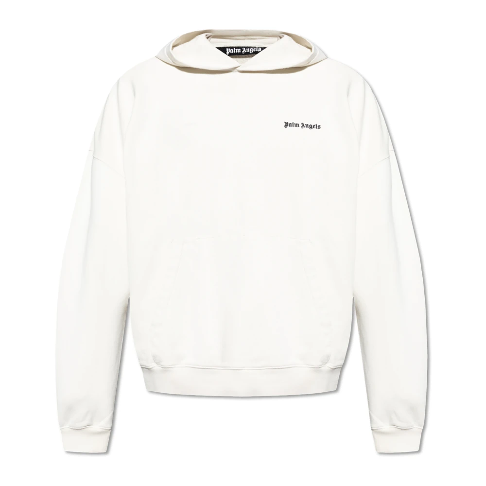 Palm Angels Hombre Blanco - Sudadera Con Capucha - Sweatshirts & Hoodies - L - Sudadera Con Capucha