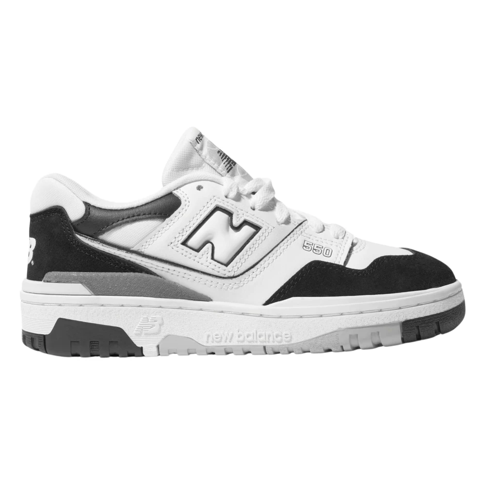 New Balance Unisex Black 550 Logo Trainers