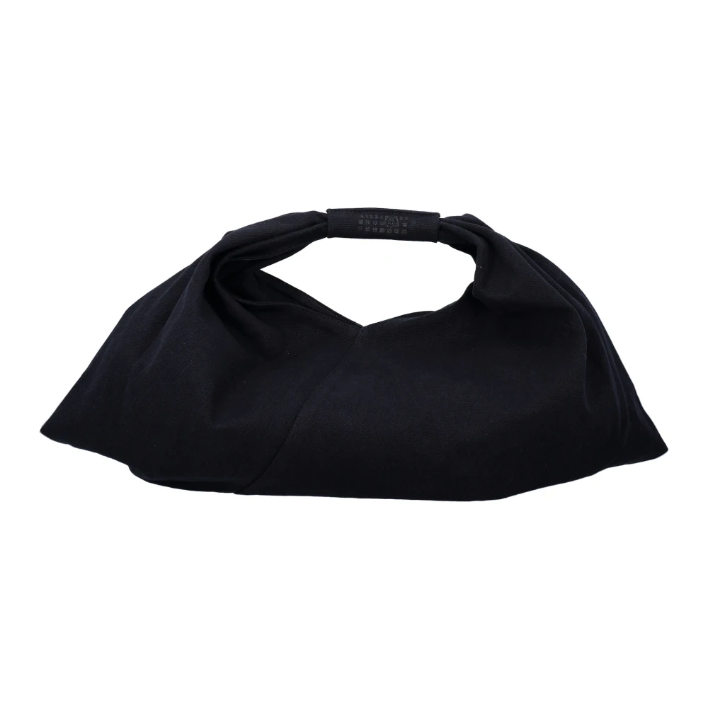MM6 Maison Margiela Zwarte handtas met numerieke manchet Black Dames